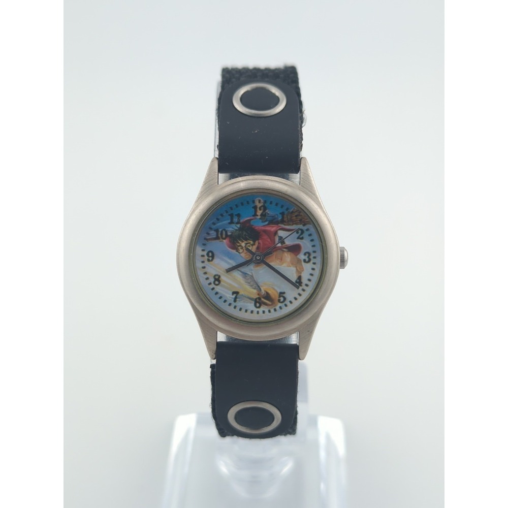 Vtg Harry Potter Watch‎ Quidditch Women Silver Tone Watch 25mm - New Battery
